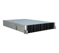 Servidor Inter-Tech IPC 2U-2412 Rack 2U Metal Negro Plata ATX EATX Micro ATX Mini-ITX SSI EEB