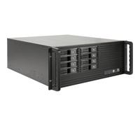 Servidor Inter-Tech IPC 4U-4508 Rack E ATX 4 HE 2x USB 3.2 Gen 1 Negro
