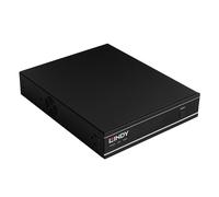 Servidor Lindy 38519 3840 x 2160 60 pps H.264 H.265 Negro Metal 12 V