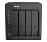 QNAP TS-453E NAS Torre Intel® Celeron® J6412 8 GB 0 TB QNAP QTS Negro