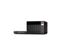 Servidor NAS + Switch 5 puertos Qnap TS-673A (6 bahías) + QSW-1105-5T