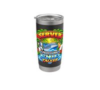 Servidor Profesional Ship Talker Crucero Vacaciones Vaso térmico de acero inoxidable de doble pared
