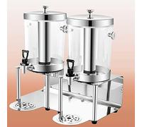 Servidor y Calentador de bufé - Set de Calentador de bufé, Set de bufé con Olla Caliente, Olla para Comida y Agua, Tapa para Servir para Catering, Fiestas y Banquetes (Doble Cabezal con defl