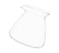 Servidores de taza de degustación de café de vidrio de borosilicato para verter sobre la preparación y uso multiusos, resistentes al calor