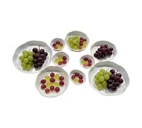 Servierschalen Set - 22.05 Inches Elegantes Postre Geschirr | Aluminio Snack Schalen - 9 Teiliges Set Für Süßigkeiten Vorspeisen Partys Hochzeiten Und Stilvolle Tischdekoration Zuhause