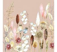 Servietten Blumen 20 servilletas mezcla de hierbas | flores | primavera | verano | decoración de mesa 33 x 33 cm