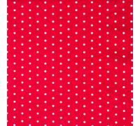 Servietten Muster 20 Servilletas blancas, color rojo, lunares, 33 x 33 cm