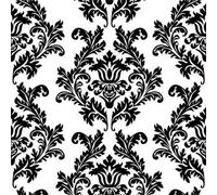 Servietten Muster Juego de 20 servilletas (33 x 33 cm), diseño de Caracteres royales, Color Blanco y Negro