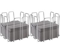 Serviettenhalter WIRE Metall verchromt marca Esmeyer (Paquete de 2)