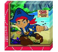 Serviettes Jake et les pirates (x20)