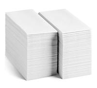Servietto Toallas desechables de tacto de lino [paquete de 200, 12 x 17 pulgadas] - Servilletas de baño de mano similares a la tela - Fabricadas en Estados Unidos, servilletas de papel suaves y