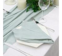 Servilleta de algodón de Gasa Verde, 24 Uds., 32x32cm, Toalla de té Reutilizable, decoración de Mesa de Navidad para Fiesta de Boda, servilletas Retro con Rebabas