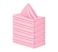 Servilleta de satén 50 Uds., 43cm x, decoración Mesa for Servir, Toalla Cena for Boda, Fiesta, hogar, Hotel, servilletas(Pink)