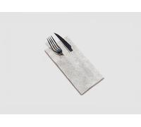 Servilleta Kanguro Decorada Bambutex® 40x40 cm | Pack 400 uds | Tela compostable de bambú | Suave, resistente y ecológica | Hostelería y eventos sostenibles | Deco Esparta Gris