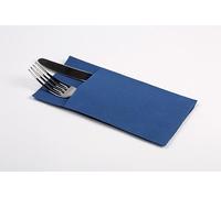 Servilleta Kanguro Kangucel Punta-Punta 40x40 cm | Pack 960 uds | Celulosa 100% 2 capas | Suaves, resistentes y esponjosas | Formato porta cubiertos para hostelería | Color Azul