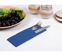 Servilleta Mini Kangucel Punta-Punta 32x40 cm | Pack 1.200 uds | 2 capas, celulosa 100% | Suaves, resistentes y esponjosas | Ideal para hostelería, menús y cafeterías | Color Azul