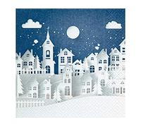 Servilleta"Silhouette Winterdorf" 20 unidades