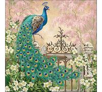 SERVILLETAS AMBIENTE 20 UD 33x33 CM PAVO REAL