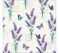 SERVILLETAS AMBIENTE 20 UD LAVANDA LOVE CREAM