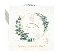 Servilletas bautizo eucalipto,36 piezas servilletas comunión eucalipto verde servilletas confirmación niño niña bautizo decoración confirmación primera comunión mesa decoración boda,33x33cm