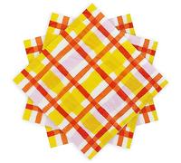 Servilletas con patrón de guinga, servilletas de papel coloridas, vajilla desechable para Pascua, cumpleaños, picnic, verano, decoupage, paquete de 20 unidades, GINGNAPKINS