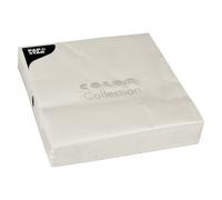 Servilletas de 2 capas, 40 x 40 cm, color blanco, 50 unidades, decoración de mesa, boda, fiesta, PapStar Uni