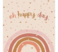 Servilletas de bambú Oh Happy Day 20 piezas - CHIC-MIC