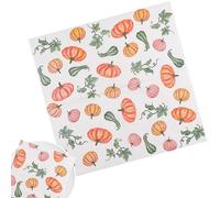 Servilletas de calabaza de Acción de Gracias,Papel de seda de calabaza - Servilletas de papel para invitados espesas 20 hojas Otoño de calabaza | Servilletas de Acción de Gracias, toallas de mano, cen