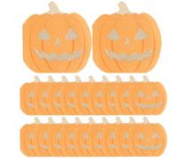 Servilletas De Cena De Halloween - Servilletas Absorbentes Para Bebidas De Calabaza, Servilletas Festivas De 3 Capas Para Fiestas | Servilleta Decorativa De Halloween, Servilletas Para Cena