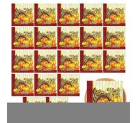 Servilletas de cena de Halloween, servilletas de papel de calabaza, servilletas decorativas de calabaza, 20 servilletas de papel de calabaza de Halloween, servilletas decorativas de Acción de Gracias