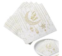 Servilletas de cena, servilletas de papel | Nuestro papel de tejido impreso no está adornado con hermosos patrones, 2 capas de paños de tela suave para cenas y manualidades