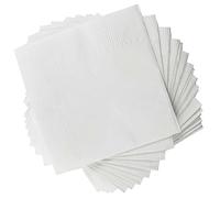 Servilletas de cóctel blancas de 1 capa, paquete de 1000 unidades