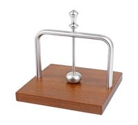 Servilletas de cóctel - Dispensador de brazo de metal, bandeja de papel de madera | Organizador de pañuelos rústico con parte inferior antideslizante, soporte de papel cuadrado decorativo para