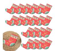 servilletas de cóctel navideñas, papel de servilletas navideñas | Calcetines de 2 capas Calcetín navideño Servilletas estampadas | 20 hojas de servilletas estampadas navideñas, servilletas navideñas p