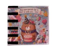 Servilletas de cumpleaños con diseño de ositos - Paquete de 20