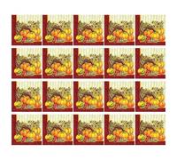 Servilletas de fiesta espeluznante - Paquete de 20 servilletas de papel festivas de otoño, cena de invitados de Halloween, limpiador de papel de mano, decoración temática de mesa de pañuelos para