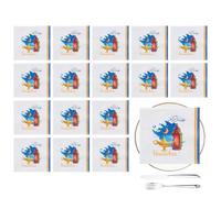 Servilletas de fiesta, Servilletas de mesa | Square -Guasts Toallas para servilletas de Navidad - Servilletas en 20 recuentos toallas de papel absorbentes, decoraciones, decoraciones de