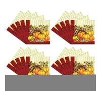 Servilletas de Halloween,Toallas de papel de Halloween | Servilletas divertidas de calabaza,20 servilletas para invitados de Acción de Gracias, servilleta de mano de papel de calabaza para suministros