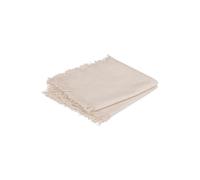 Servilletas de mesa - Étnico - Blanco - 40x40 cm - 100% algodón - Lavable a máquina
