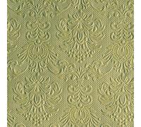 Servilletas de papel 33 x 33 cm, 3 capas, 15 unidades con adornos en relieve, de alta calidad y sostenibles, servilletas de papel desechables para bodas, gastronomía, uso diario, color verde lima