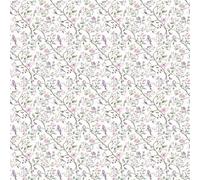 Servilletas de papel 33 x 33 cm, 3 capas, 20 unidades, alta calidad y sostenibles, servilletas de papel desechables para cumpleaños, primavera, gastronomía, uso diario, con pájaros flores y ramas