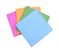 Servilletas de Papel 80 Piezas 4 Paquetes Cuadradas de Pulpa | 25 X 25cm, Color Liso, Uso en Boda y Graduación, Prácticas y Desechables