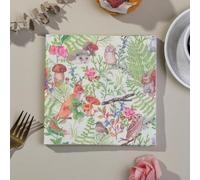 Servilletas de Papel Bosque Animal Verde Servilletas de Papel Desechables,Suaves y Resistentes,Sin Fragancia,para Comunión,Fiestas,Cumpleaños,Bodas,Decoración de Mesa10 Paquetes(33x33cm）