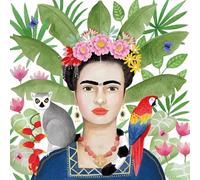 Servilletas de papel con diseño de personas y mujeres con animales exóticos (33 x 33 cm)