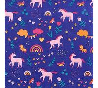 Servilletas de papel con diseño de unicornios en el mundo de fantasía (20 unidades, 33 x 33 cm)