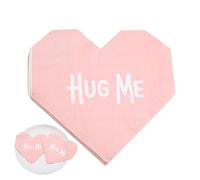 Servilletas de papel con forma de corazón, servilletas de papel con forma de corazón, servilletas de mano absorbentes para el día de San Valentín