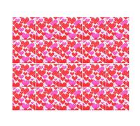 Servilletas de Papel Corazón Absorbentes y Exquisitas, Mano para Cena con
