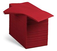 Servilletas de papel de color con tacto de lino, con diseño de tela decorativa, suaves y absorbentes, para cocina, fiesta, boda, baño o cualquier ocasión (paquete de 100)