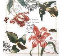 Servilletas de Papel de Colores, 20 Servilletas Shabby Chic para Boda, Cena, Partido del Té, despedida de soltera/bebé (Brids & Tulips)