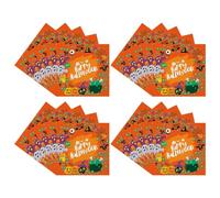Servilletas De Papel De Halloween - Servilletas de Decoración para Fiestas | 20 Unidades Toallas de Mano para Casas Encantadas Eventos Escolares Reuniones Familiares Restaurantes Fiestas